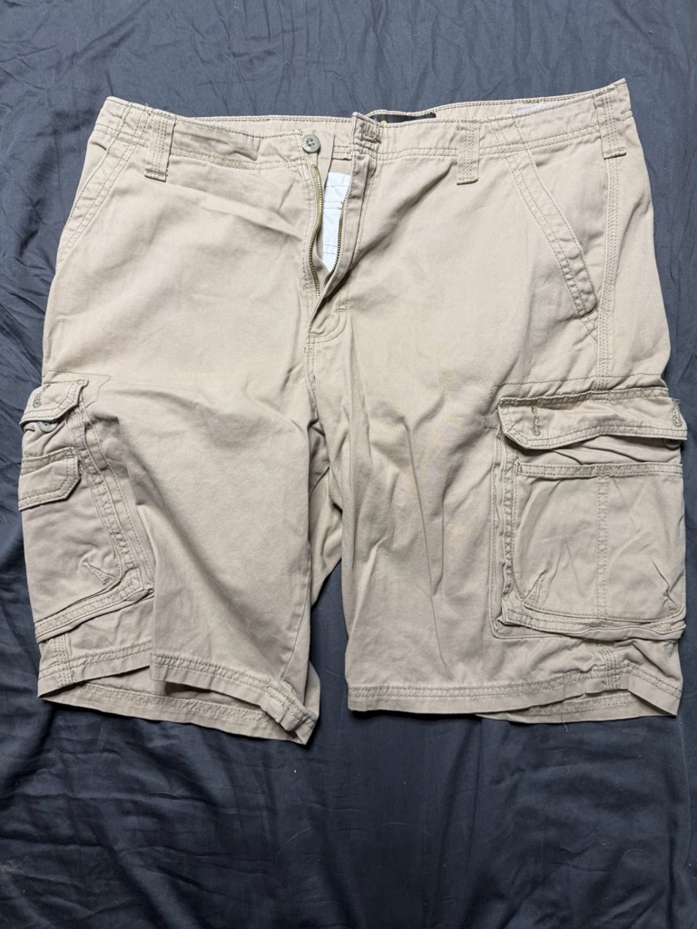 Lee Men's Cargo Shorts in Beige